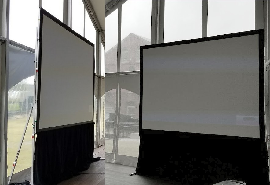 Projection screen rentals RVA, Virginia Beach, Charlottesville