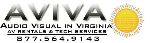 Audio visual equipment rentals and AV tech services
